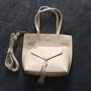 Anthro Thoma tote to evening clutch NWT in GRAY